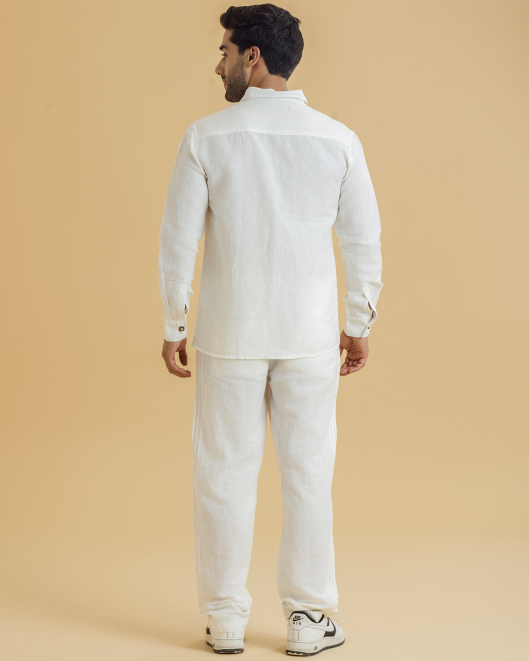 Men's Relaxed Fit Hemp Shirt | White
