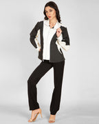 Unisex Contrast Patchwork Denim Jacket
