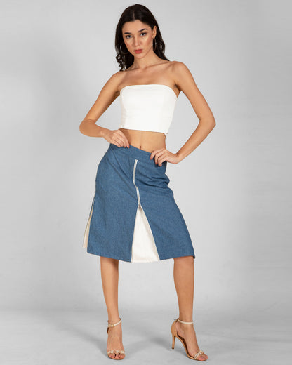 Women’s Contrast Panel skirt