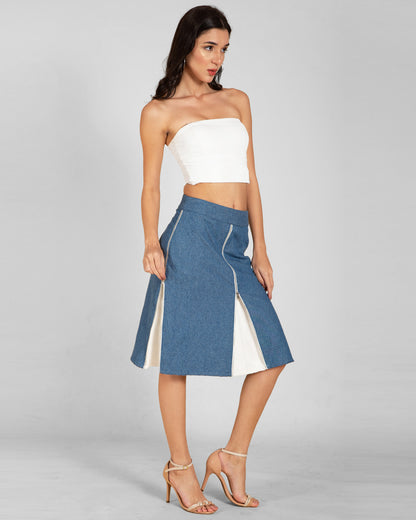 Women’s Contrast Panel skirt