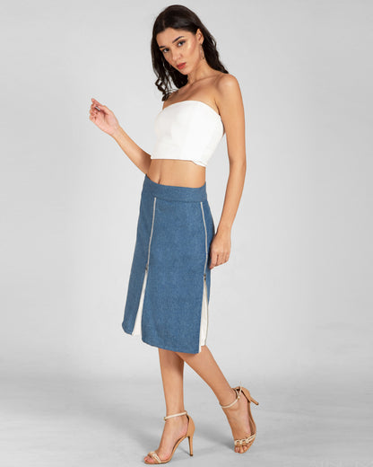 Women’s Contrast Panel skirt