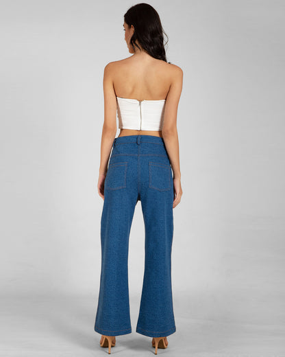 Women's High-Waisted Flare Jeans
