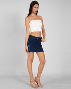 Fitted Cargo Mini Skirt
