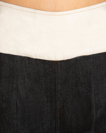 Dual-Tone Denim Co-Ord Set