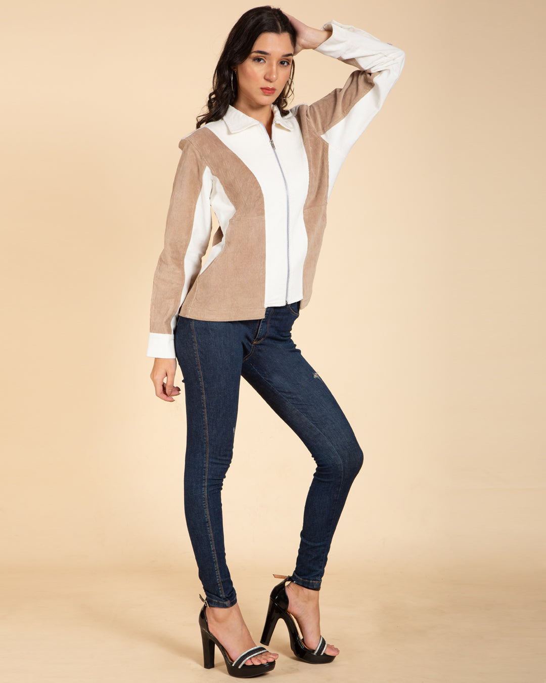 Vintage Patch Women's Corduroy Jacket