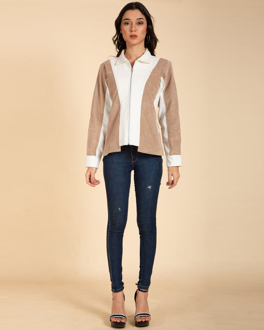 Vintage Patch Women's Corduroy Jacket
