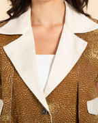 Women's Drop Shoulder Belted Jacket