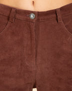 Women's Corduroy Bootcut pants - Mid Rise