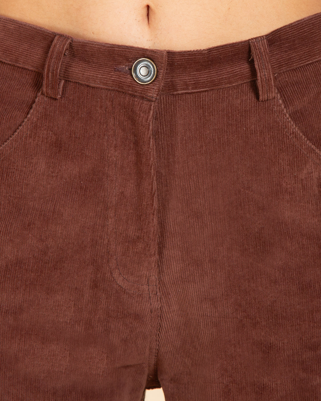 Women's Corduroy Bootcut pants - Mid Rise