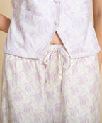 Lavender Mist Wide-Leg Pants