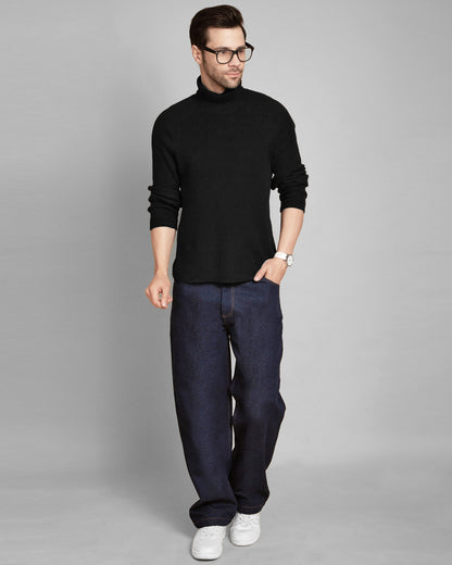 Men's Relaxed Loose-Fit Denim