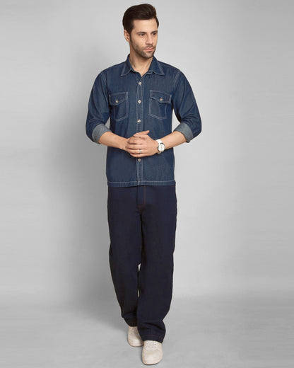 Regular Fit Denim Shirt