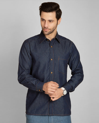 The Rebel Patch Denim Shirt