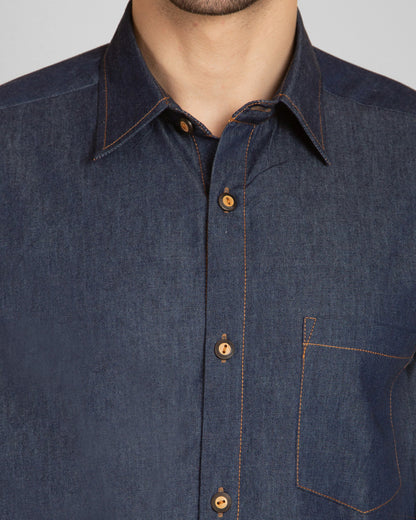 The Rebel Patch Denim Shirt