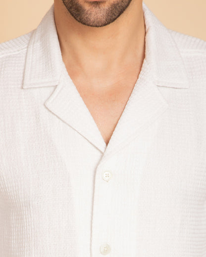 Classic White Casual  Shirt