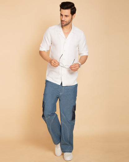 Classic White Casual  Shirt