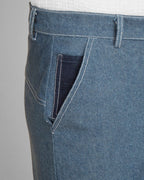 Denim cargo pants