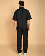 Classic Black Pintuck Shirt