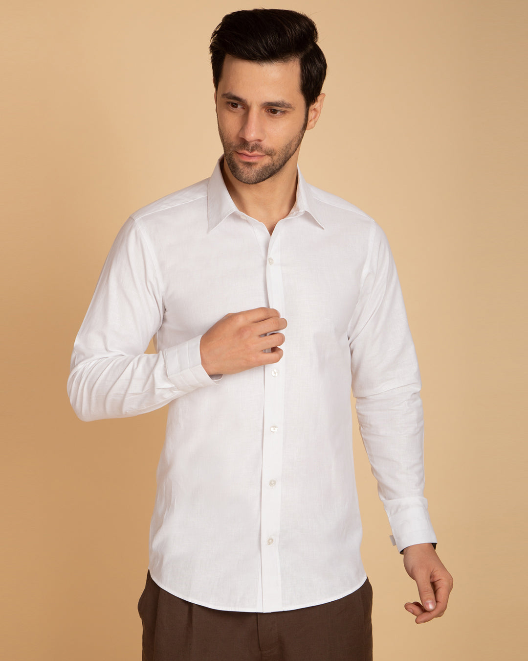 Diamond White Prestige Hemp Shirt