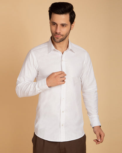 Diamond White Prestige Hemp Shirt