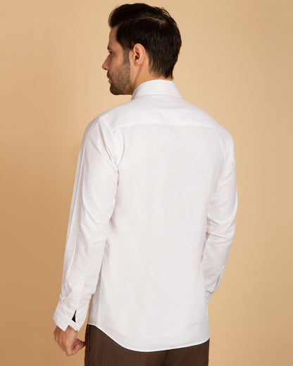 Diamond White Prestige Hemp Shirt