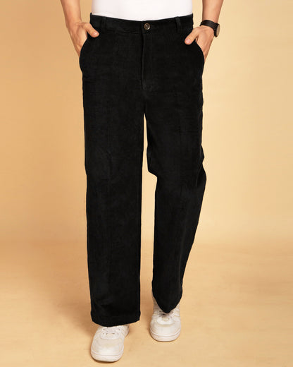 Men's Black Corduroy Pants