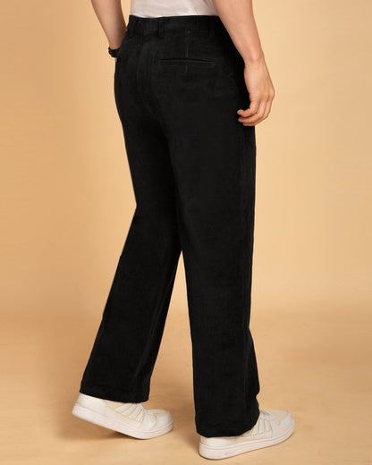 Men's Black Corduroy Pants