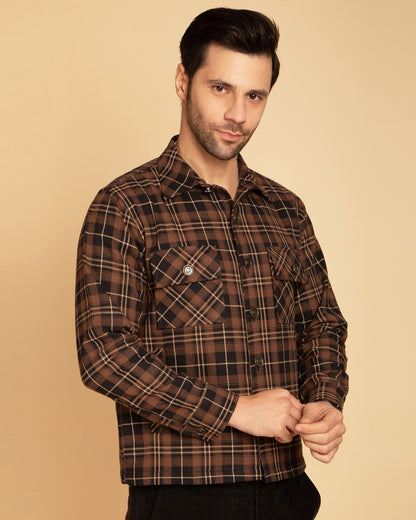 Men's Checked Shacket