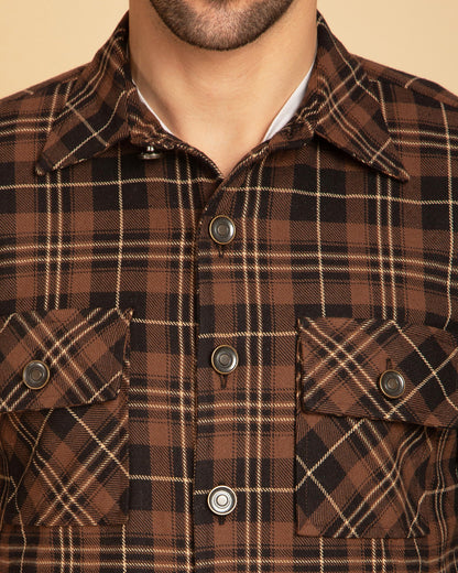 Men's Checked Shacket