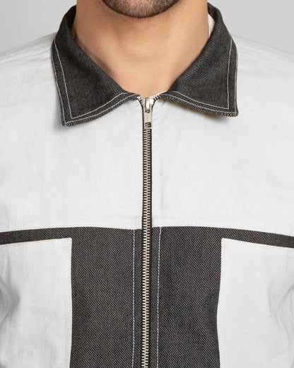 Men's Urban Edge Contrast Pocket Denim Jacket