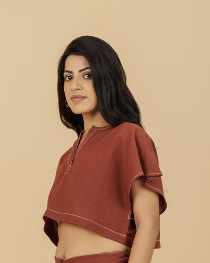 Women's loose fit  Crop Top