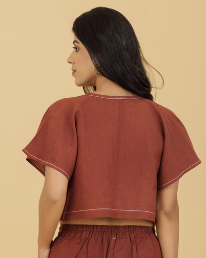 Women's loose fit  Crop Top