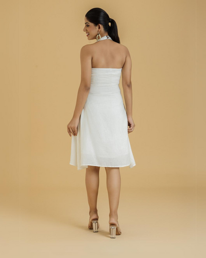 Women's Midi Dress White