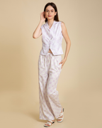 Lavender Mist Wide-Leg Pants