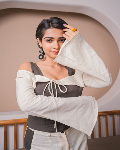 Women’s Tie-Up Crop Top