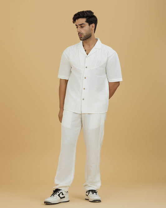 Men's Pintuck Patch Shirt