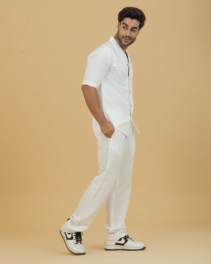 Men's Pintuck Patch Shirt