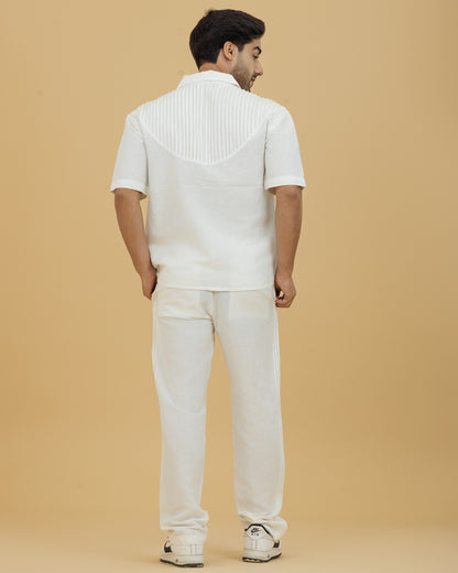 Men's Pintuck Patch Shirt