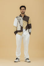 Botanical Patchwork Men's Shirt