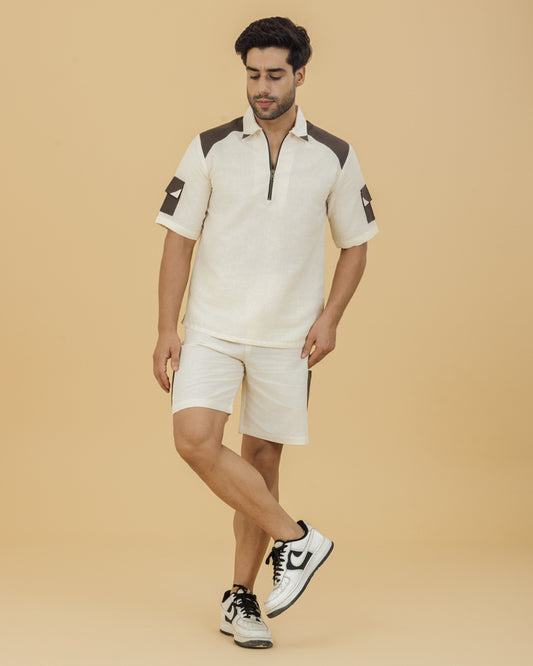 Men's Polo Shirt | Beige