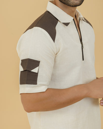 Men's Polo Shirt | Beige