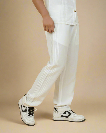 Men's Pintuck Tailored Pants