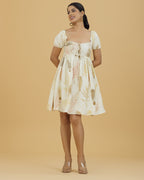 Women's Botanical print Short Dress