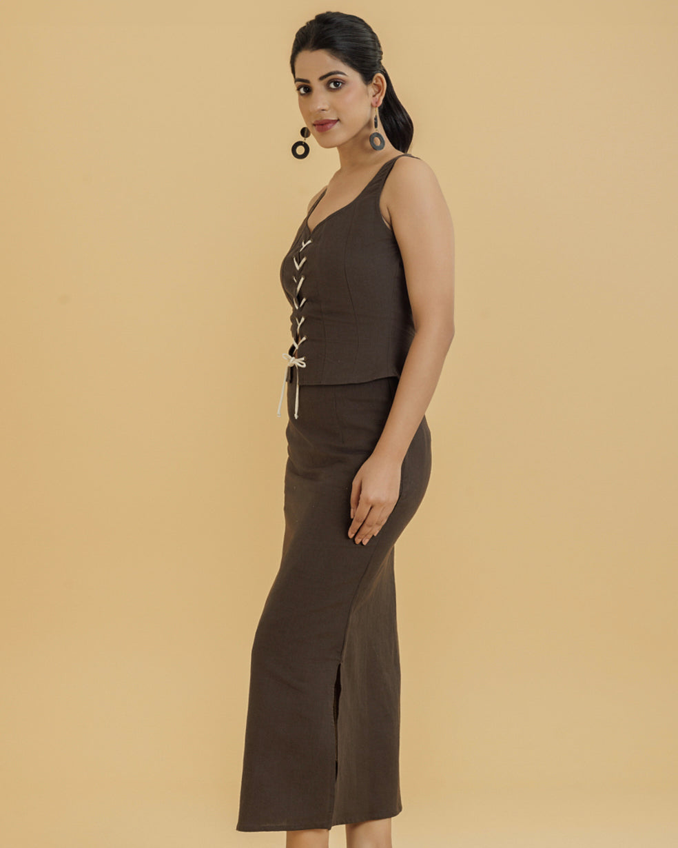 Women's Crop Top with Skirts