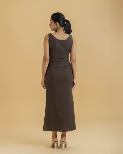 Women's Crop Top with Skirts