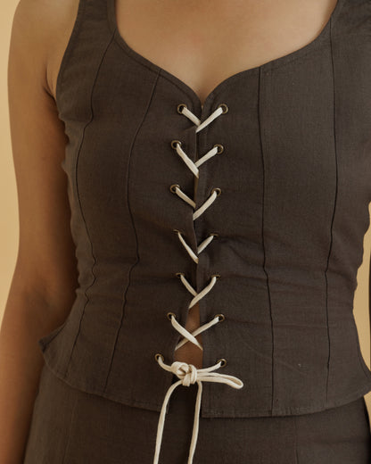 Women's Crop Top with Skirts