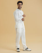 Men's Relaxed Fit Hemp Shirt | White