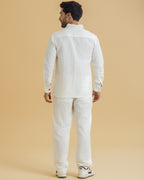 Men's Relaxed Fit Hemp Shirt | White