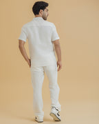 Men's Relaxed Fit Hemp Shirt | White