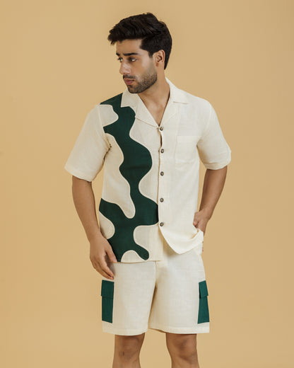 Green Patch Men's shirt